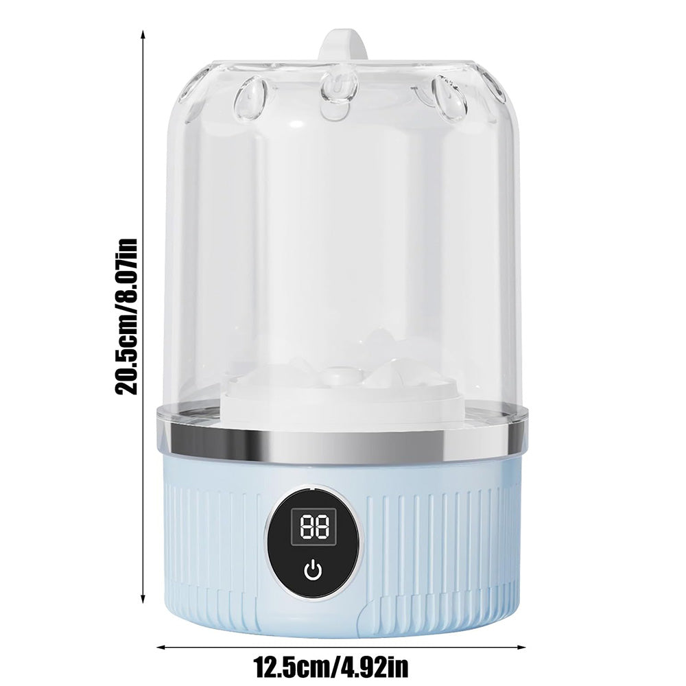 Portable Rechargeable Mini Washing Machine Small Clothes Washer for Travel Use