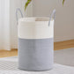 Large Woven Laundry Basket Cotton Rope Hamper for Laundry Toys & Blankets