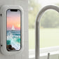 Waterproof Anti-Fog Rotating Shower Phone Holder for Bathroom Smartphone Case