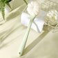 2 in 1 Double Sided Shower Brush with Loofah and Long Handle