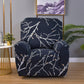 4 Pieces Set Printed Recliner Chair Cover