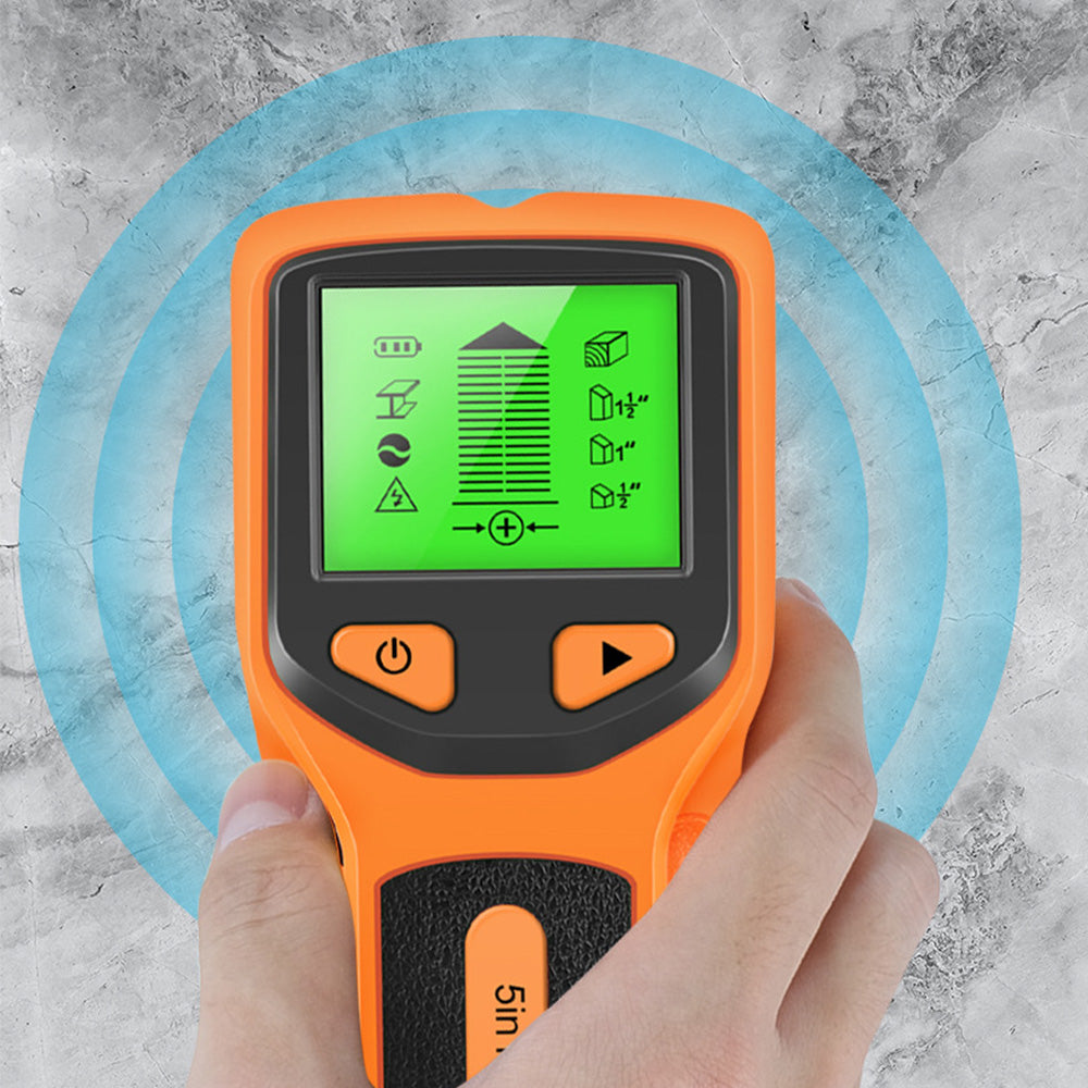 5 in 1 Stud Finder Wall Scanner with 5 Modes and LCD Display Electronic Stud Sensor for Home