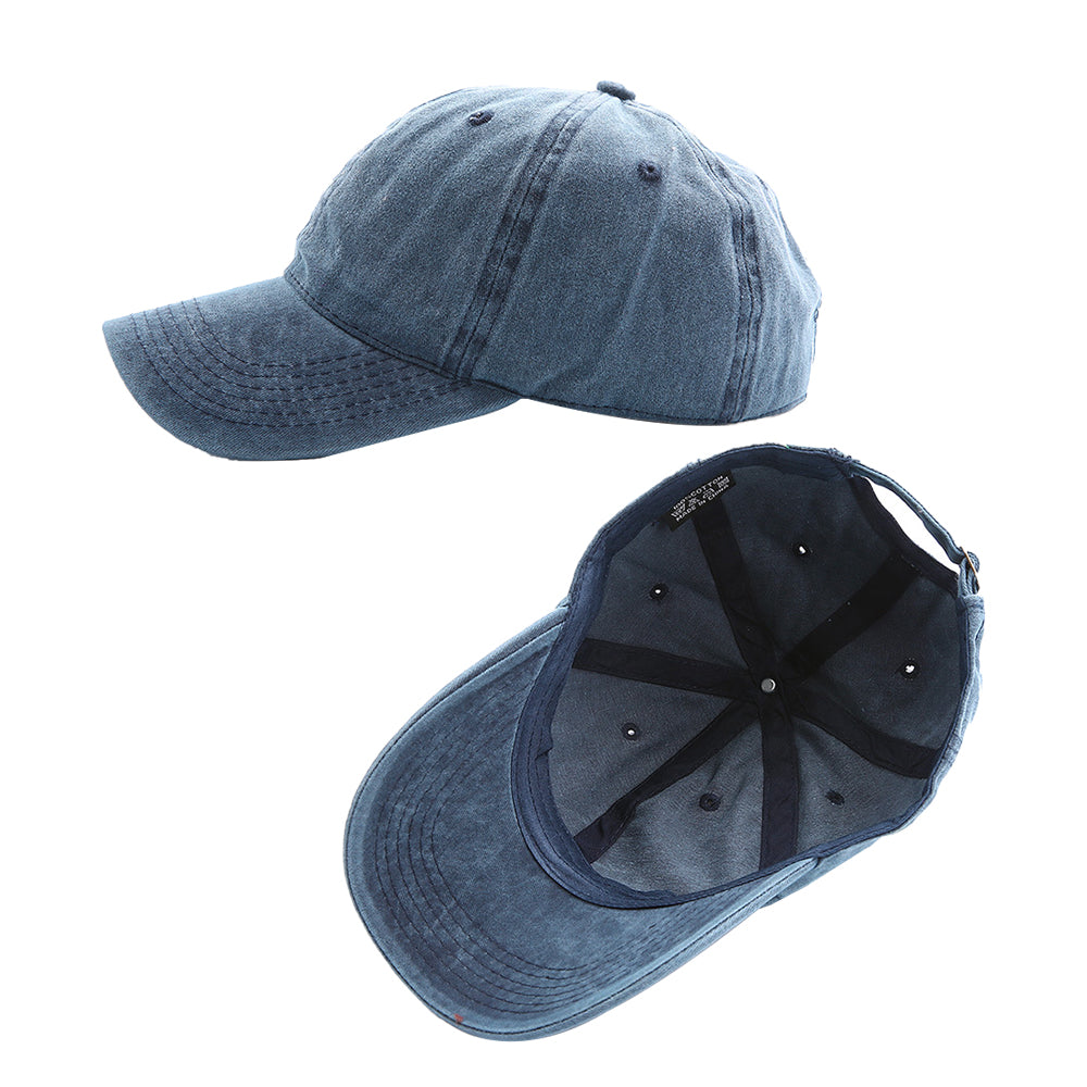 Casual Cotton Adjustable Baseball Cap