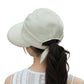 2 in 1 Detachable Zipper Wide Brim Sun Hat for Women