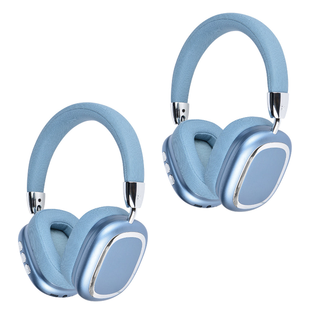 2Pcs Wireless Bluetooth 5.3 Stereo Over Ear Headset