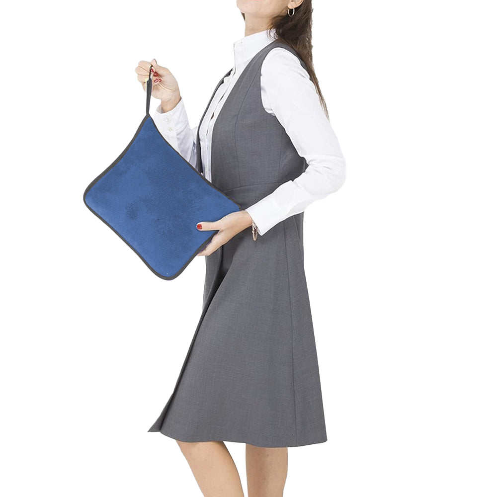 2-in-1 Travel Blanket and Pillow with Hand Luggage Belt and Backpack Clip