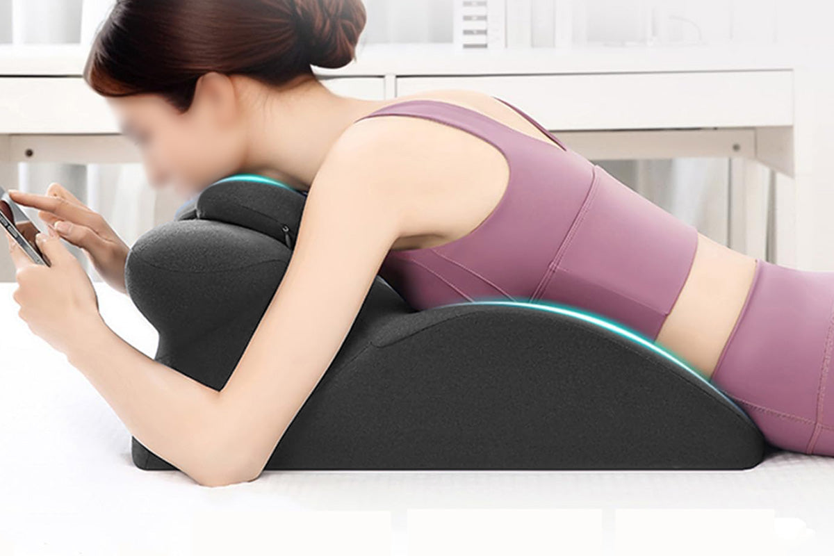 Reading Pillow for Bed Memory Foam Ergonomic Back Support Pillow for Bed