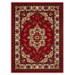 Large Floor Rug Crystal Velvet Vintage Boho Non-Slip Carpet for Bedroom Dining Room