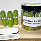 60PCS Positive Pickles Affirmation Cards Jar Motivational Gift for Women and Teens