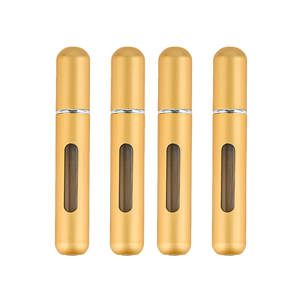 4Pcs 8ML Mini Travel Perfume Spray Pump Refillable Bottle Atomizer Portable Scent