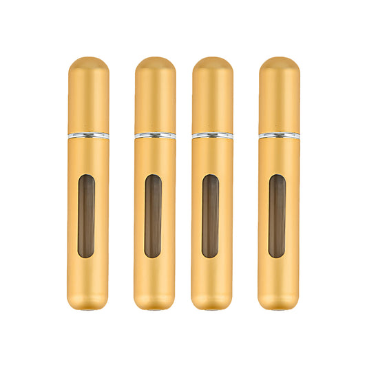 4Pcs 8ML Mini Travel Perfume Spray Pump Refillable Bottle Atomizer Portable Scent