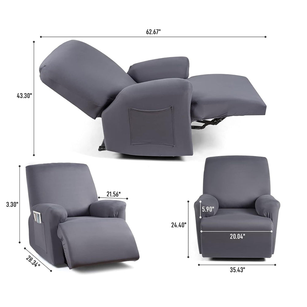 Full Wrapped Elasticity Stretch Recliner Chair Cover