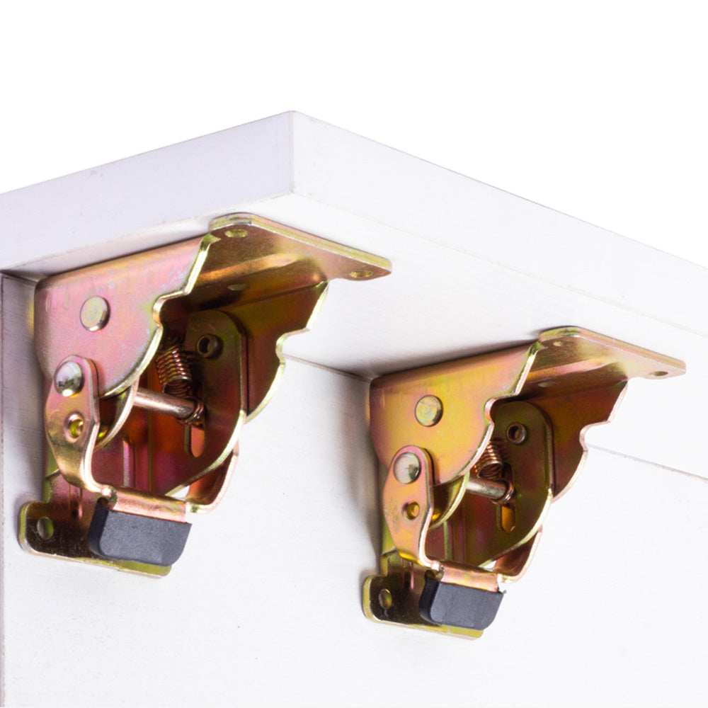 4Pcs 90 Degree Self Locking Folding Hinge for Tables Chairs and Workbenches