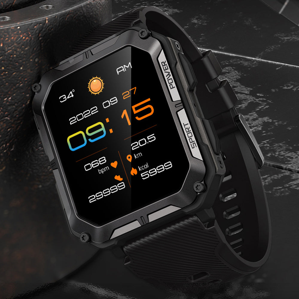 Bluetooth Smart Watch Fitness Tracker with Heart Rate Monitor