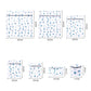 7 Piece Mesh Laundry Wash Bag Set for Delicates Bras and Underwear