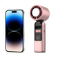100 Speeds Digital Display Cold Compress Cooling Fan USB Fan with Lanyard