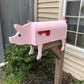 Unique Chicken Cow Horse Pig Metal Mailbox for Farm Garden Decoration