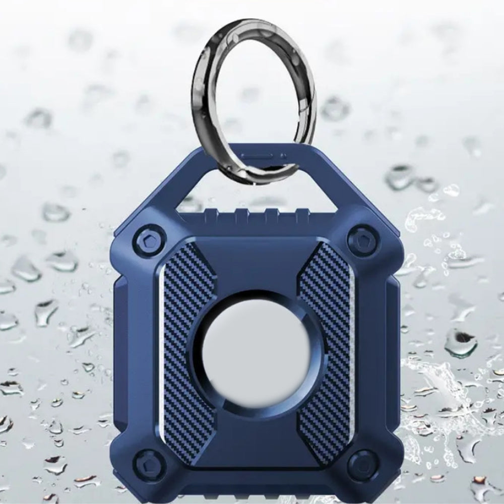 2Pcs TPU Water-Resistant AirTag Protective Cases With Keychain
