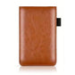 A7 Mini Pocket Notebook PU Leather Notepad with Pen Holder Card Slot