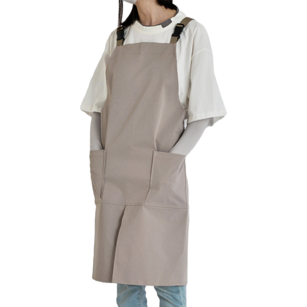 Kitchen Apron Water-Resistant Overalls Bib Apron