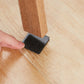 5Pcs Self Adhesive Square Furniture Felt Pads for Hardwood Tile Laminated Floors