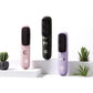 USB Rechargeable Hair Straightening Brush with LED Screen