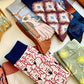 4 Pairs Women Novelty Crew Socks
