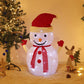 Christmas Yard Sign with Stakes Light Up Yard Sign Indoor Outdoor Decor-Snowman