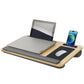 Lap Desk Laptop Stand with Tablet Phone Holder for Home Bed Sof
