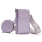 PU Leather Cell Phone Purse Small Crossbody Bags With Credit Card Slot