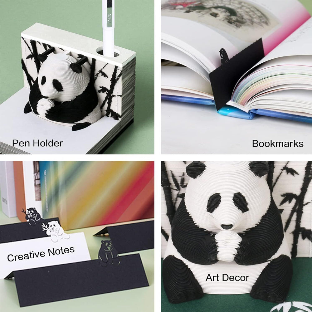 3D Memo Pad Art Sticky Paper Notes Creative Decorative