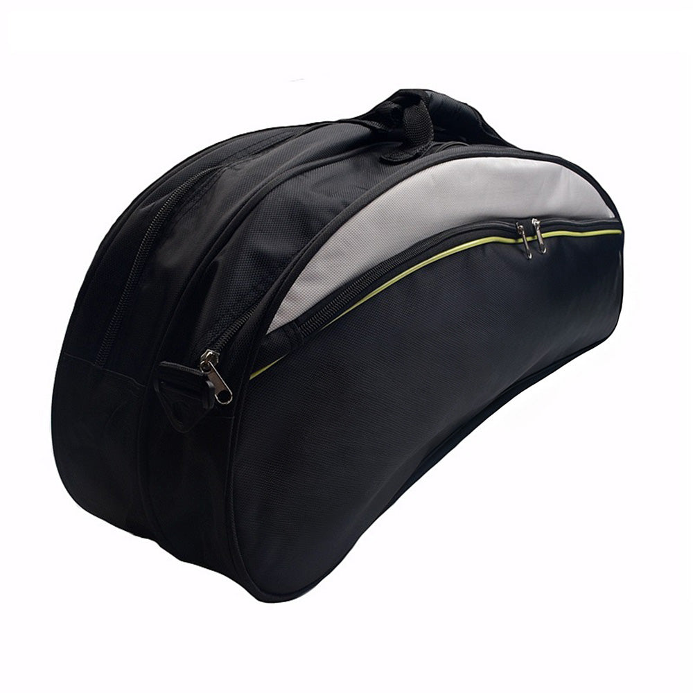 Badminton Bag for 4 to 6 Rackets with Shoe Compartment and Shoulder Strap