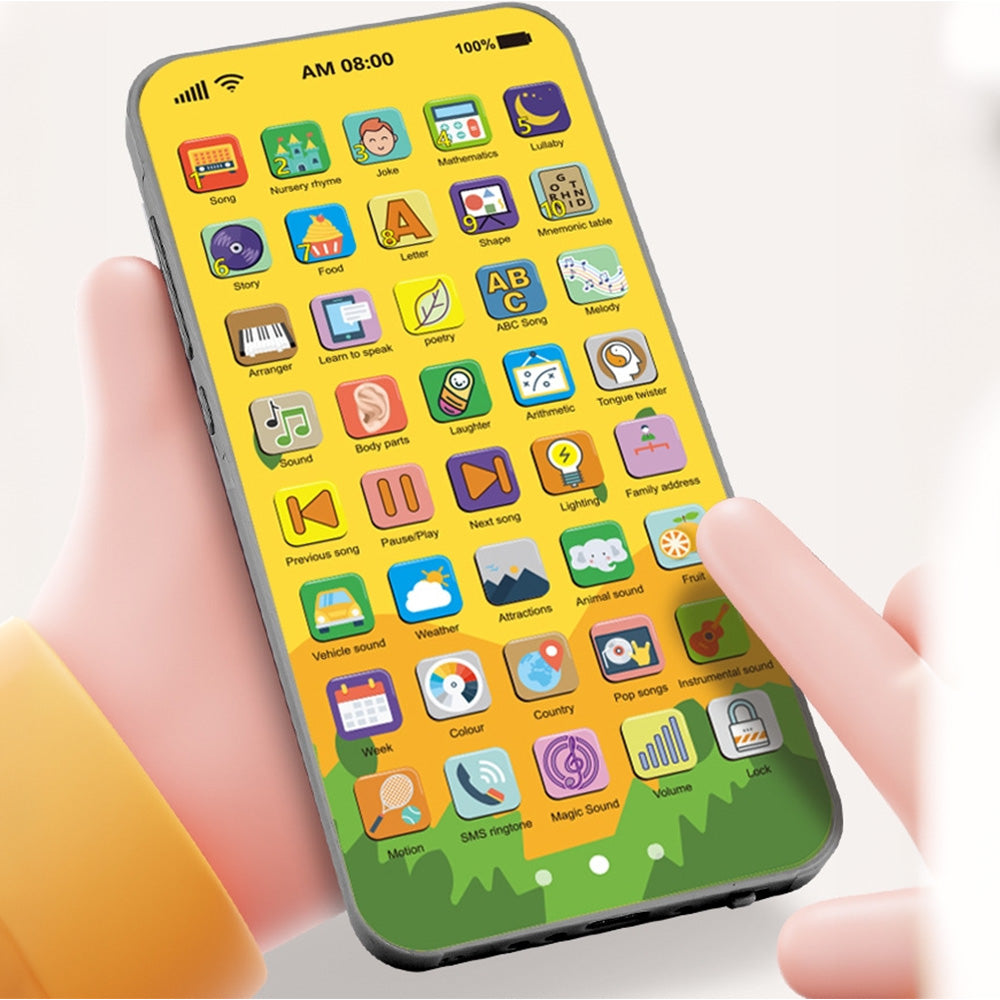 Learning Phone Toy with Over 10000 Educational Contents Touch Screen Early Education Gift