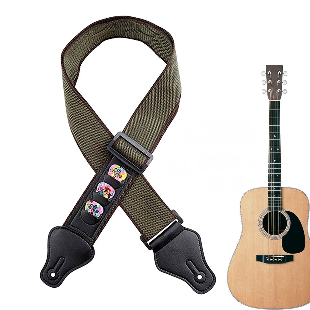 Guitar Strap for Acoustic Classic Electric and Bass Guitars