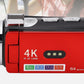 4K Video Camera Camcorder 64MP Vlogging Camera With 28X Digital Zoom for YouTube