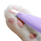 Cordless Pet Paw Trimmer with LED Light and Digital Display