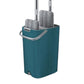 Flat Floor Mop and Bucket Set with 4 Washable Microfiber Pads