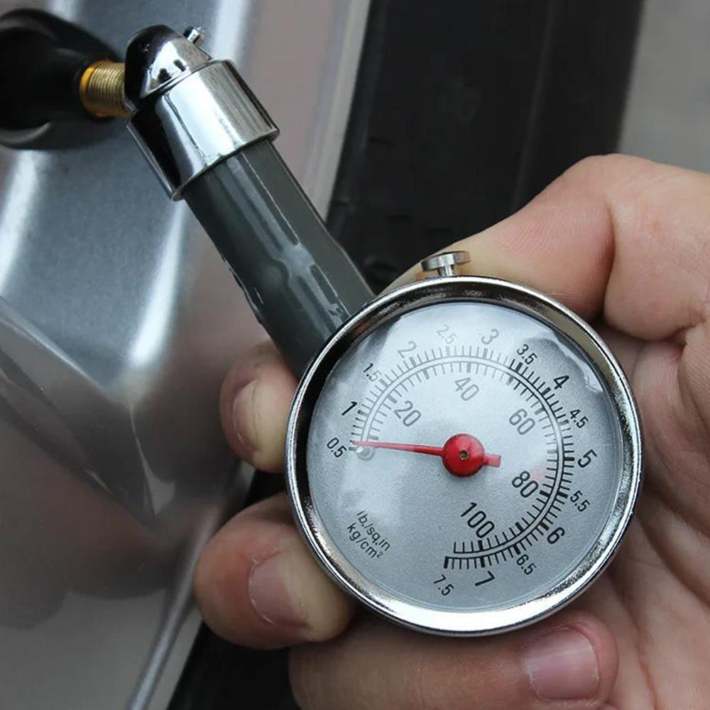 Tire Pressure Guage Portable Car Bike Truck Tester Tyre Gauge Auto Dial