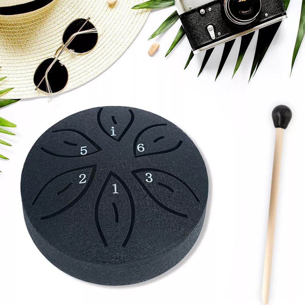 2Pcs Steel Tongue Drum Rain Chime Handpan Drum