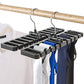 2Pcs Belt and Tie Hanger for Closet Organizer with 20 Hooks