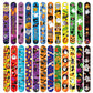100Pcs Slap Bracelets Party Bracelet Gifts Birthday Decorations for School Holiday