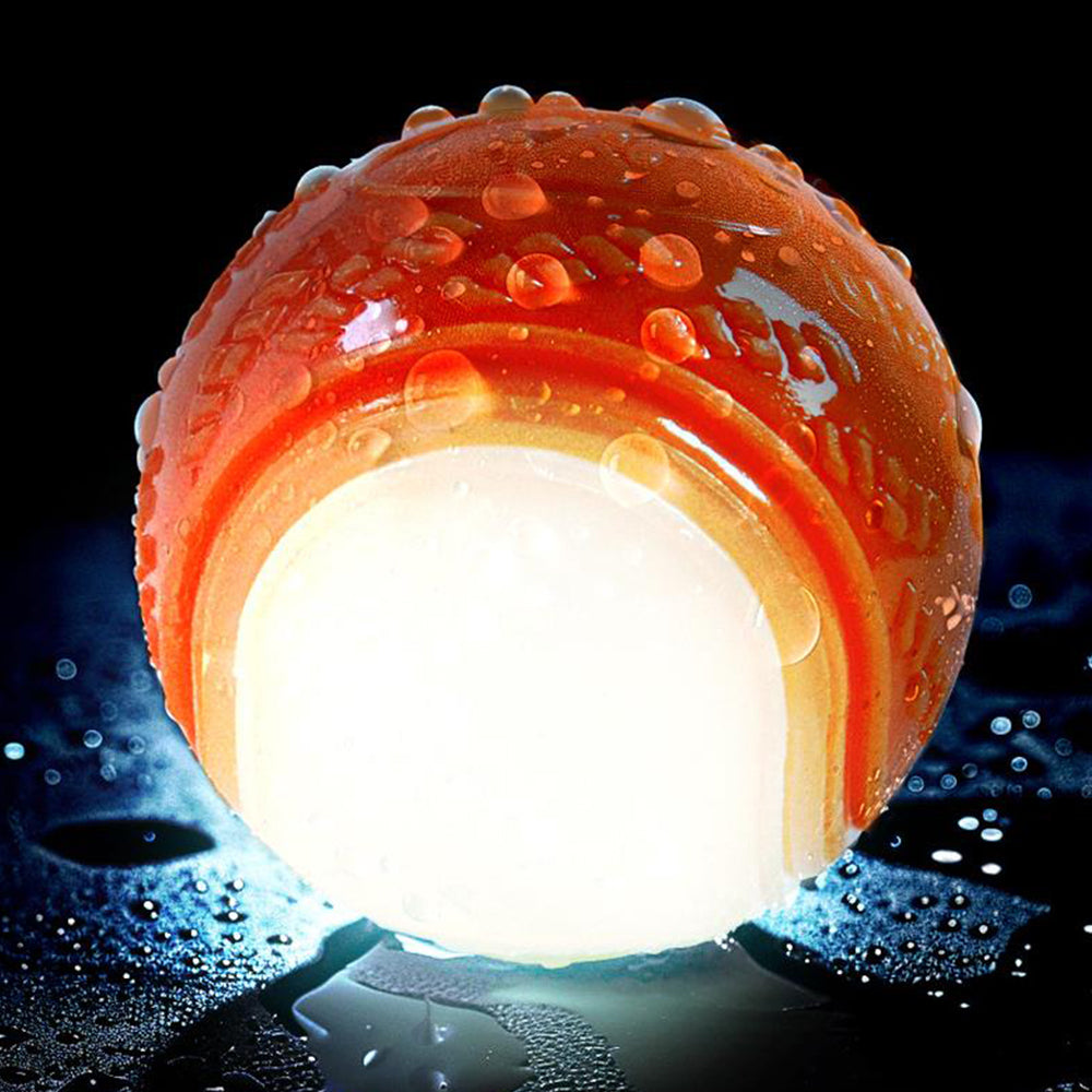 4Pcs 6.5CM Pet Interactive Playing Toy High Bouncy Vibrant Color Squeaky Rubber Balls