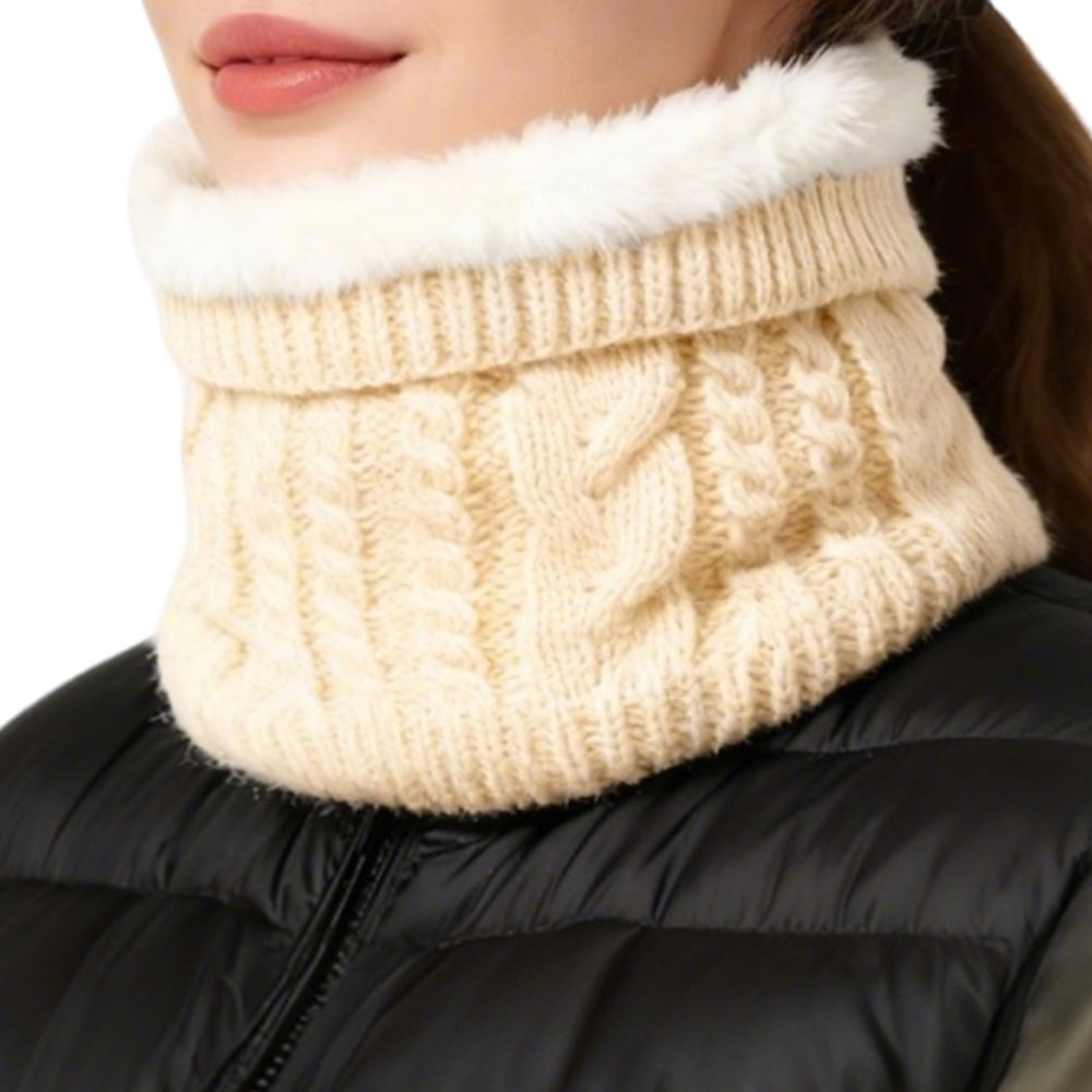 Winter Neck Gaiter Fleece Thick Neck Warmer Cover Ski Gaiters for Men Women