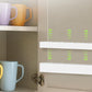 Straw Holder for Cabinet Door Reusable Straw Storage for Kitchen Cupboard
