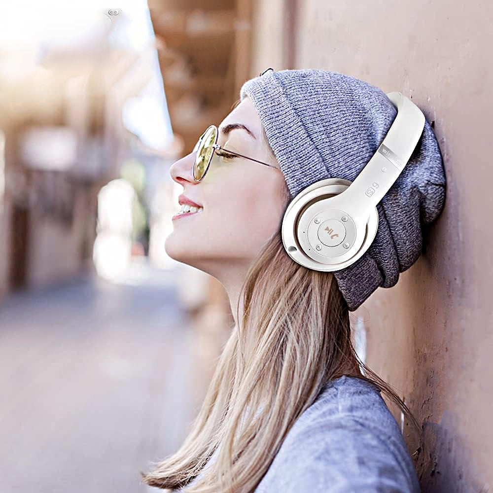 Foldable Wireless Bluetooth 5.0 Over Ear Headphones