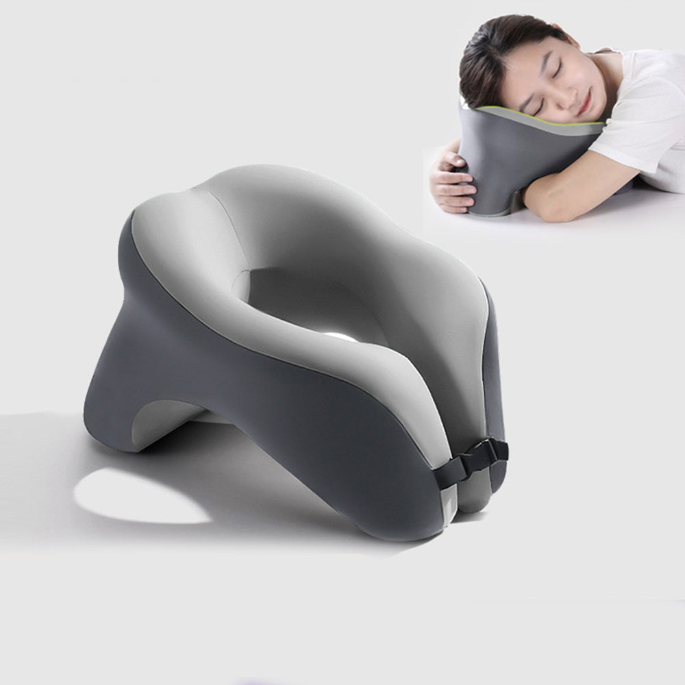 Travel Memory Foam U-Shaped Neck Support Headrest Pillow