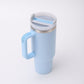 1200ML Stainless Steel Vacuum Insulated Tumbler with Straw and Lid Handle Mug