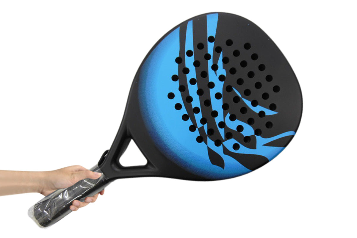 Carbon Fiber Paddle Tennis Racket with EVA Core and Carry Bag for Beach or Court