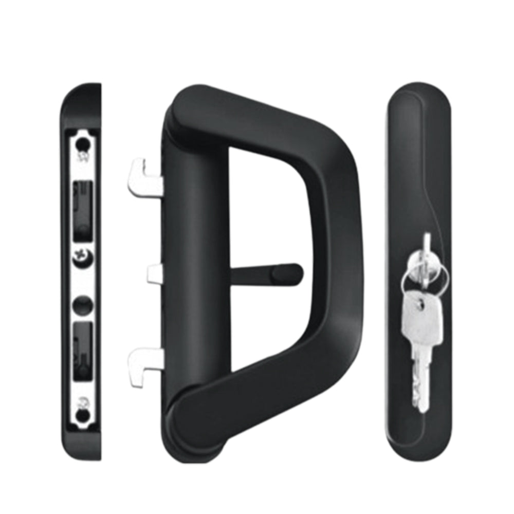 Sliding Door Lock Handle Security Door Locks Set with Keys