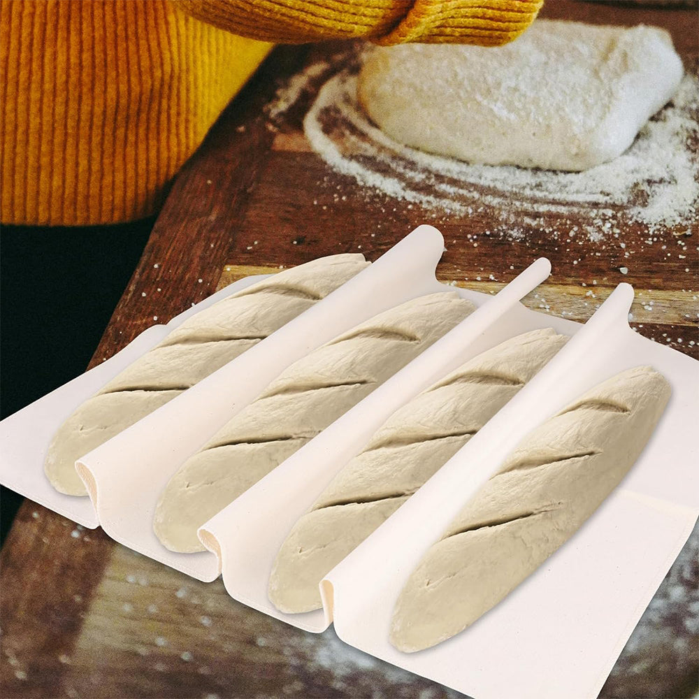 2Pcs Cotton Cloth Reusable Bread Proofing Cloth for Bread Baking